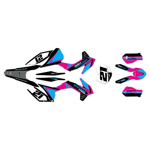 ktm 350xcf graphics kit 2015 crew series magenta