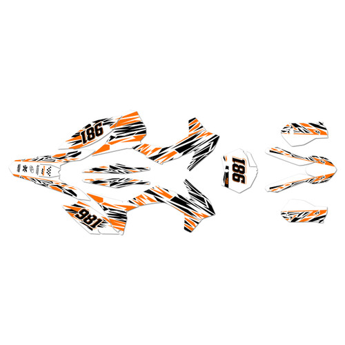 ktm 150xc graphics kit 2015-2016 twitch series orange-shift