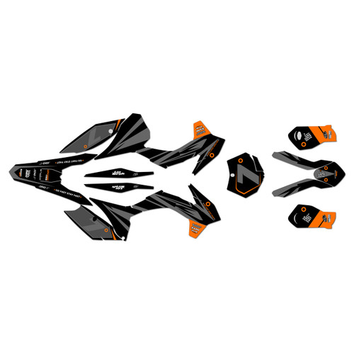 ktm 450smr graphics kit 2014-2015 bold series orange