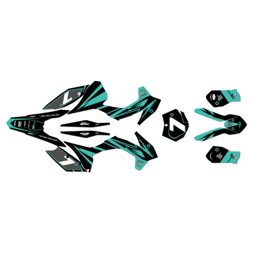 ktm 450smr graphics kit 2014-2015 bold series teal