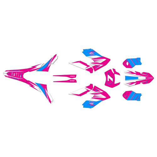ktm freeride-sx graphics kit 2018-2023 bold series magenta