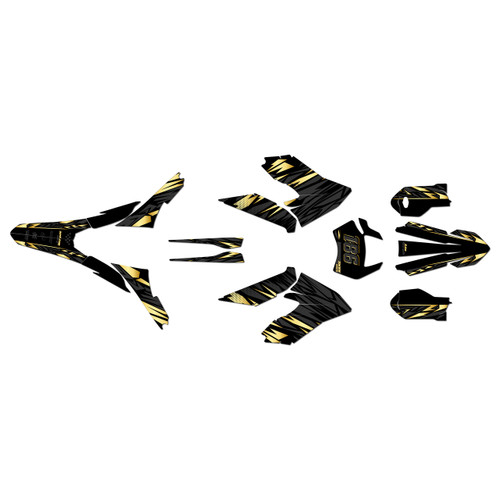 ktm freeride-sx graphics kit 2018-2023 twitch series gold