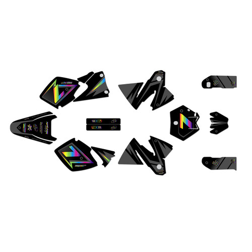 KTM 400SX graphics kit 1998-1999 bold series rainbow
