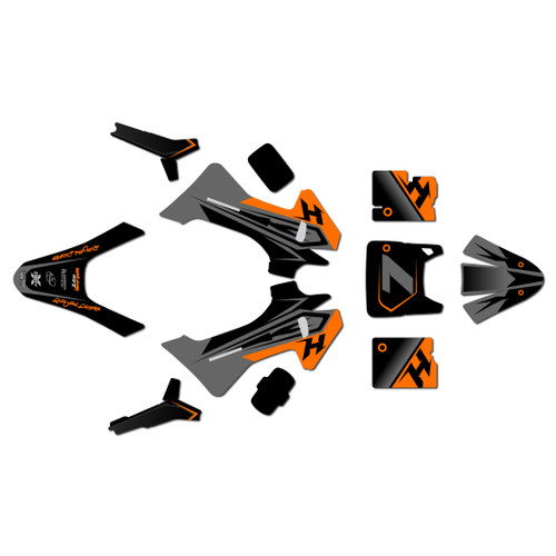 husqvarna ee2 graphics kit 2023-2026 bold series orange