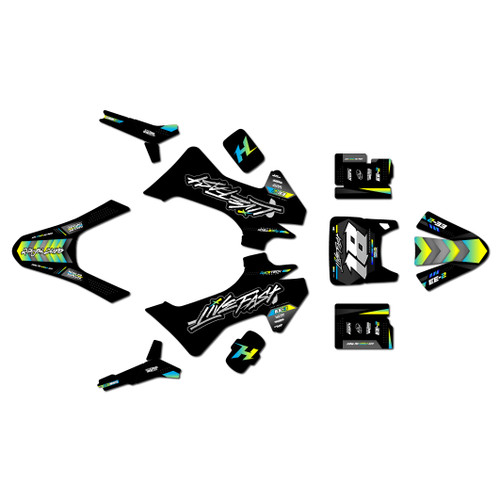 husqvarna ee2 graphics kit 2023-2026 rebel series green