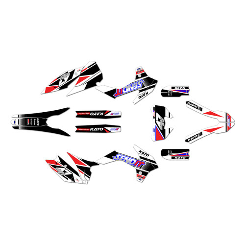 kayo k2-pro graphics kit 2025-2026 fresh series red