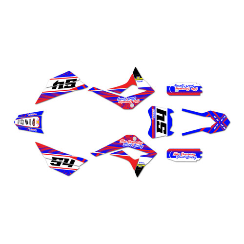 kayo td125 graphics kit 2021-2026 pulse series red