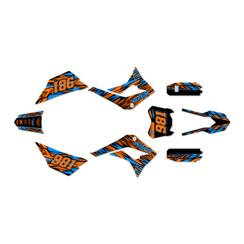 kayo td125 graphics kit 2021-2023 twitch series cyan