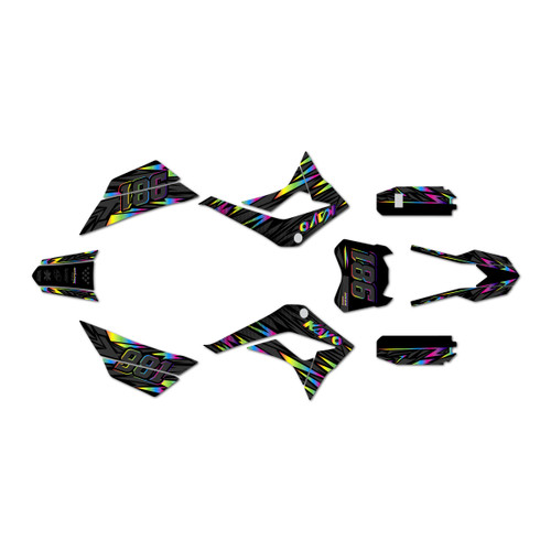 kayo td125 graphics kit 2021-2026 twitch series rainbow