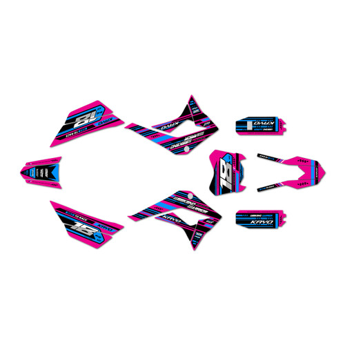 kayo td125 graphics kit2021-2023 warrior series magenta