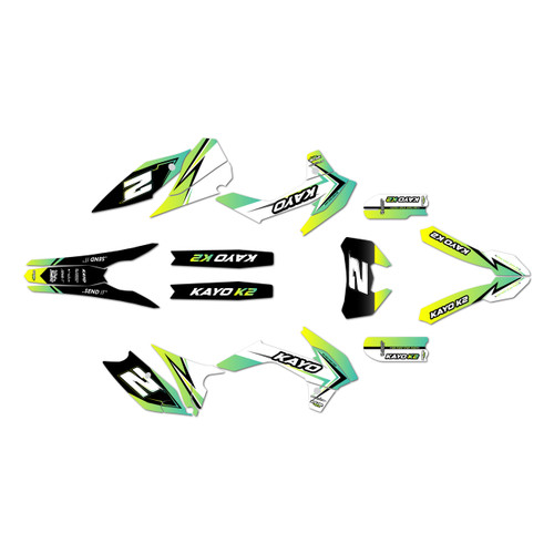kayo k2-pro graphics kit 2025-2026 razor series green