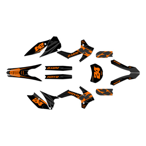 kayo k2-230 graphics kit 2021-2026 jawbreaker series orange-shift