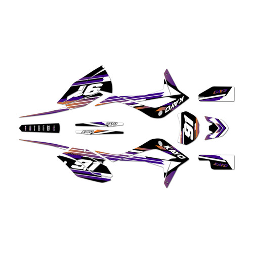 kayo k4-250 graphics kit 2021-2026 coil series purple