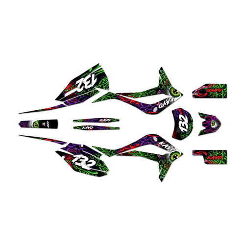 kayo k4-250 graphics kit 2021-2026 core series green