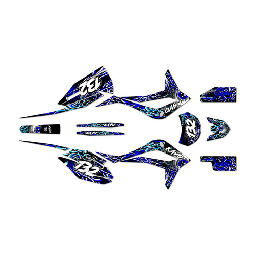 kayo k4-250 graphics kit 2021-2026 core series blue