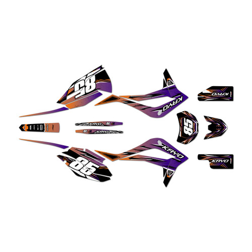 kayo k4-250 graphics kit 2021-2026 guard series purple
