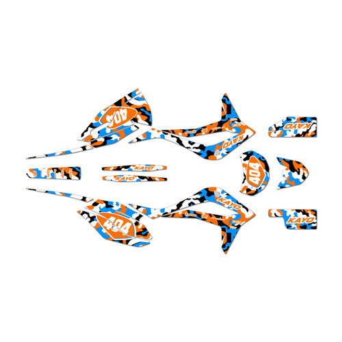 kayo k4-250 graphics kit 2021-2026 invasion series cyan