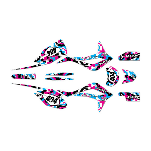 kayo k4-250 graphics kit 2021-2026 invasion series magenta
