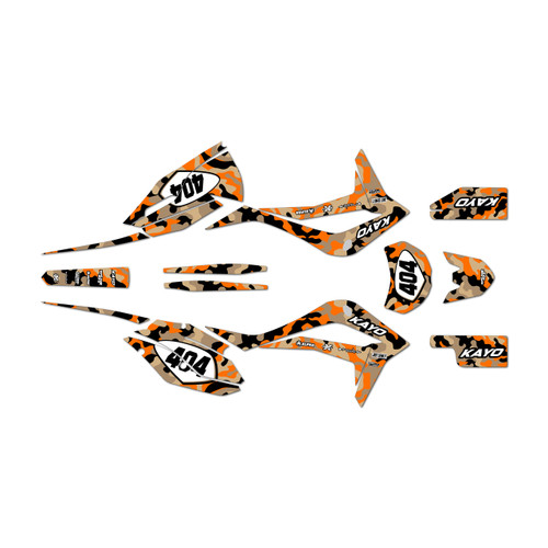 kayo k4-250 graphics kit 2021-2026 invasion series tan