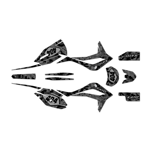 kayo k4-250 graphics kit 2021-2026 invasion series smoke