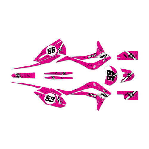 kayo k4-250 graphics kit 2021-2026 predator series magenta