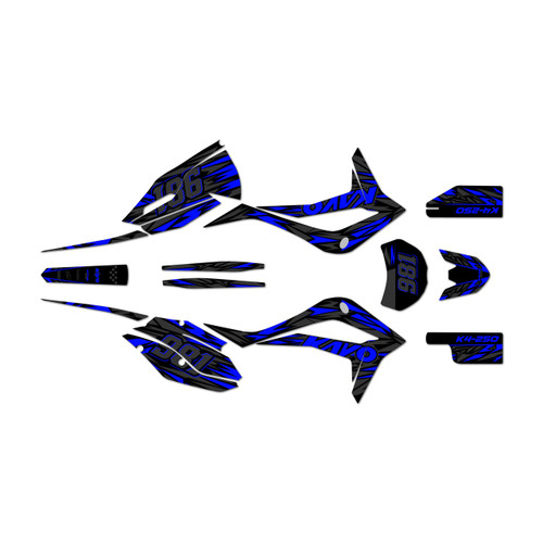 kayo k4-250 graphics kit 2021-2026 twitch series blue