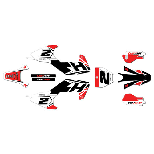 husqvarna ee3 graphics kit 2023-2026 ace series red