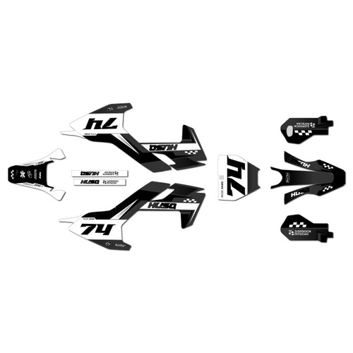 husqvarna ee3 graphics kit 2023-2026 prestige series white