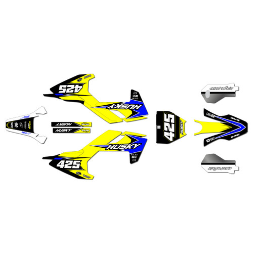 husqvarna ee3 graphics kit 2023-2026 screech series yellow