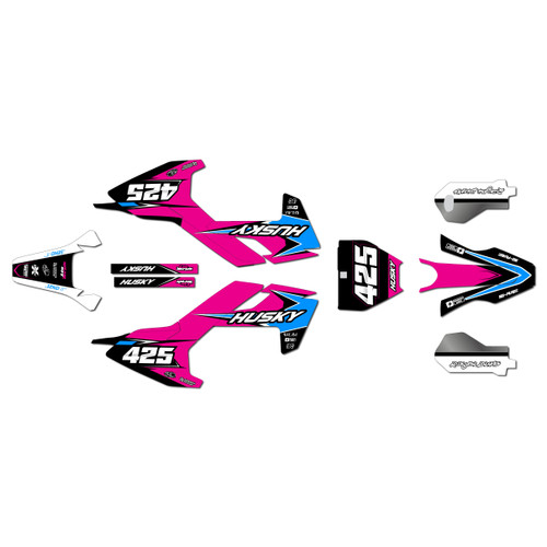 husqvarna ee3 graphics kit 2023-2026 screech series magenta