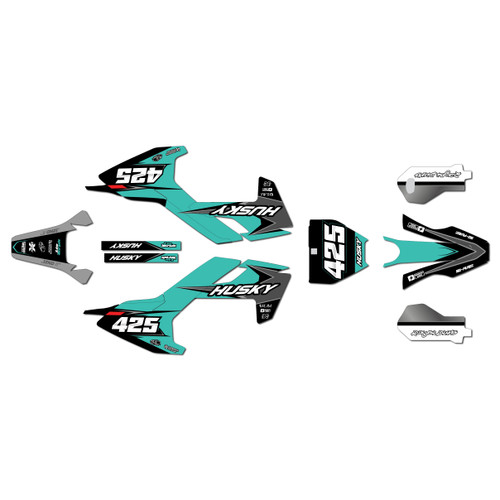 husqvarna ee3 graphics kit 2023-2026 screech series teal