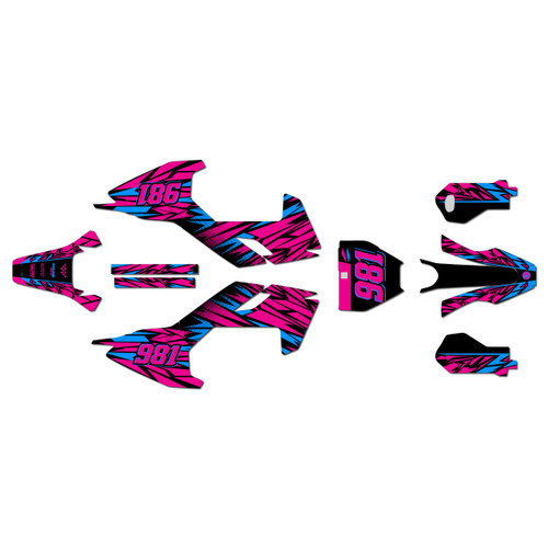 husqvarna ee3 graphics kit 2023-2026 twitch series magenta