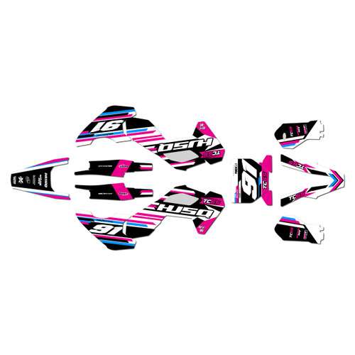 husqvarna tc65 graphics kit 2024-2026 coil series magenta