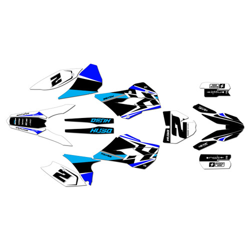 husqvarna tc85 graphics kit 2014 bold series blue