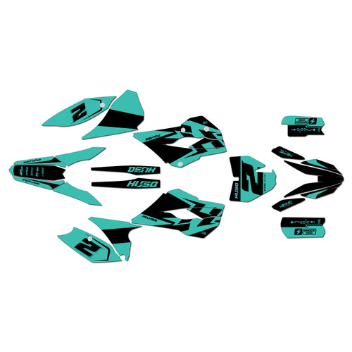 husqvarna tc85 graphics kit 2014 bold series teal