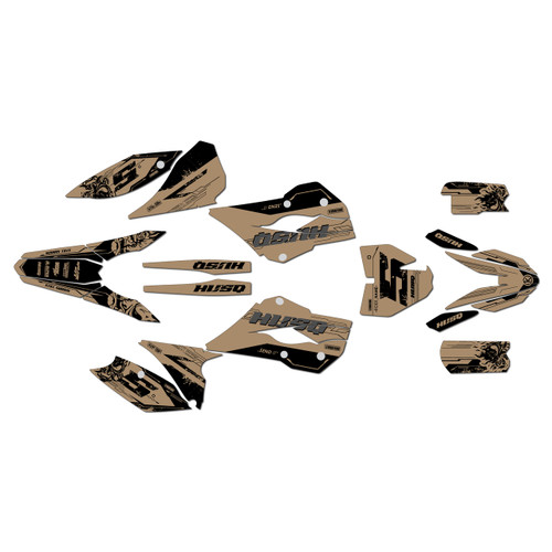 husqvarna tc85 graphics kit 2015-2017 nightcity series tan