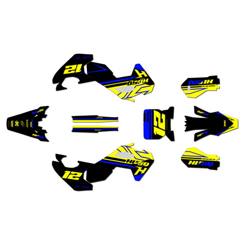 husqvarna tc50 graphics kit 2024-2026 serenity series blue-shift