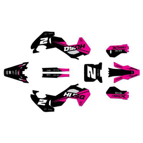husqvarna ee5 graphics kit 2025-2026 splinter series magenta