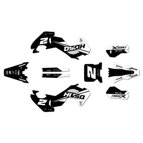 husqvarna ee5 graphics kit 2025-2026 splinter series white