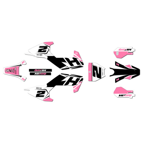husqvarna ee5 graphics kit 2018-2024 ace series pink