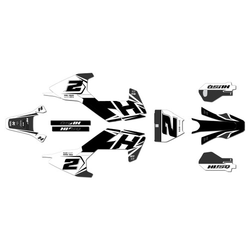 husqvarna ee5 graphics kit 2018-2024 ace series white