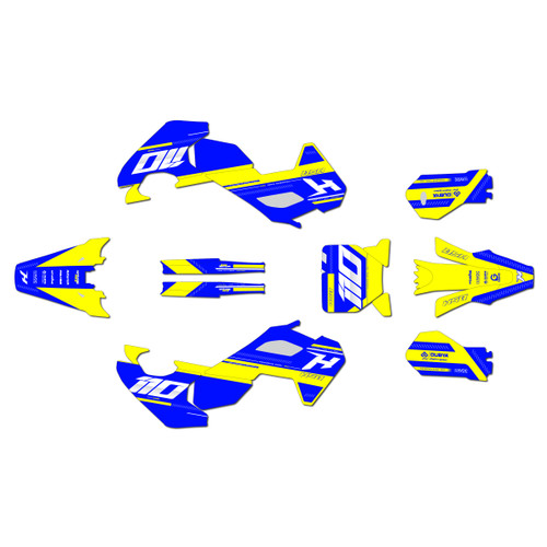 husqvarna ee5 graphics kit 2025-2026 toulouse series yellow