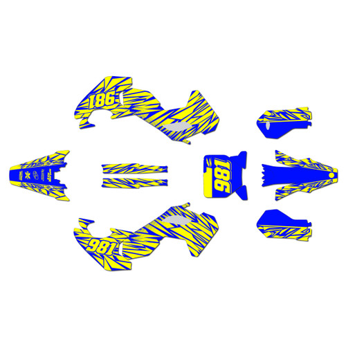 husqvarna tc50 graphics kit 2024-2026 twitch series yellow