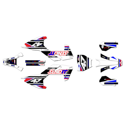 husqvarna ee5 graphics kit 2018-2024 fresh series red