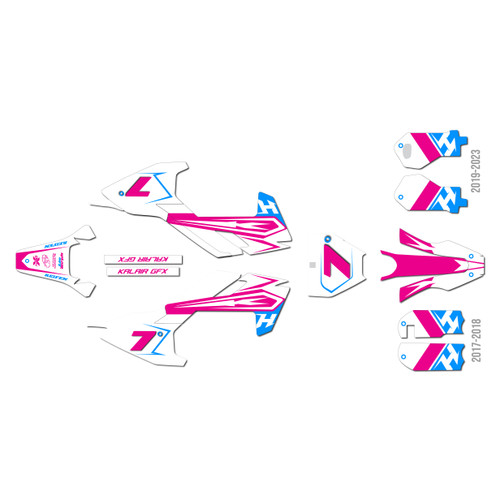 husqvarna tc50 graphics kit 2019-2023 bold series magenta