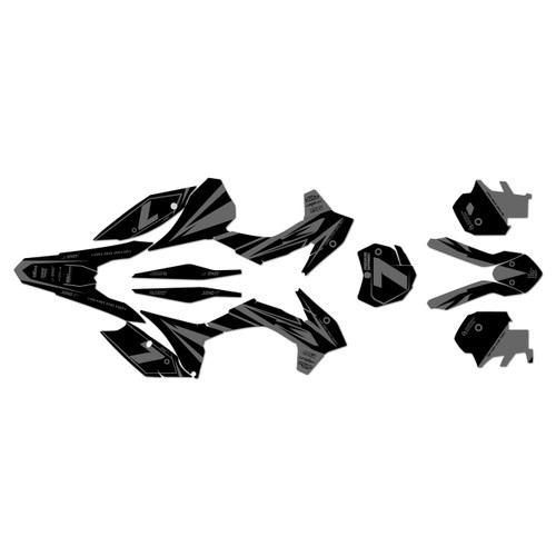 KTM 125SX, 150SX & 250SX graphics kit 2013-2014 bold series smoke