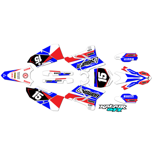 Graphics Kit for Yamaha YZ125 (2015-2021) Race Series