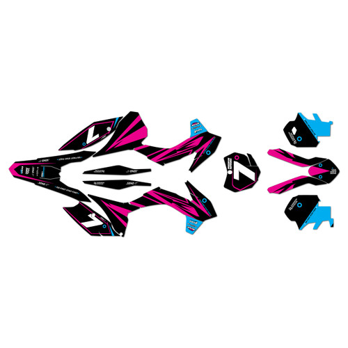 KTM 250SX-F, 350SX-F & 450SX-F graphics kit 2013-2014 bold series magenta