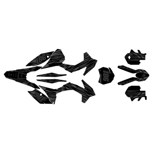 KTM 250XC-F, 350XC-F & 450XC-F graphics kit 2013-2014 twitch series smoke