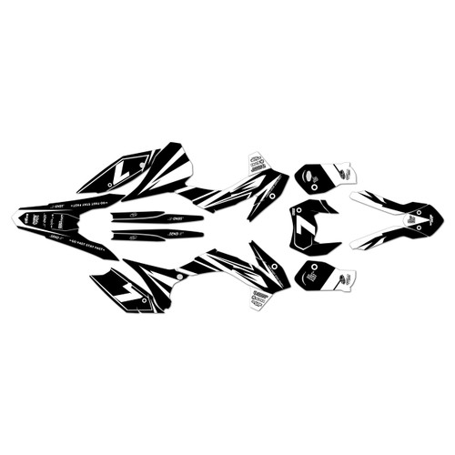 KTM 200XC-W 250XC-W 300XC-W graphics kit 2016 bold series white